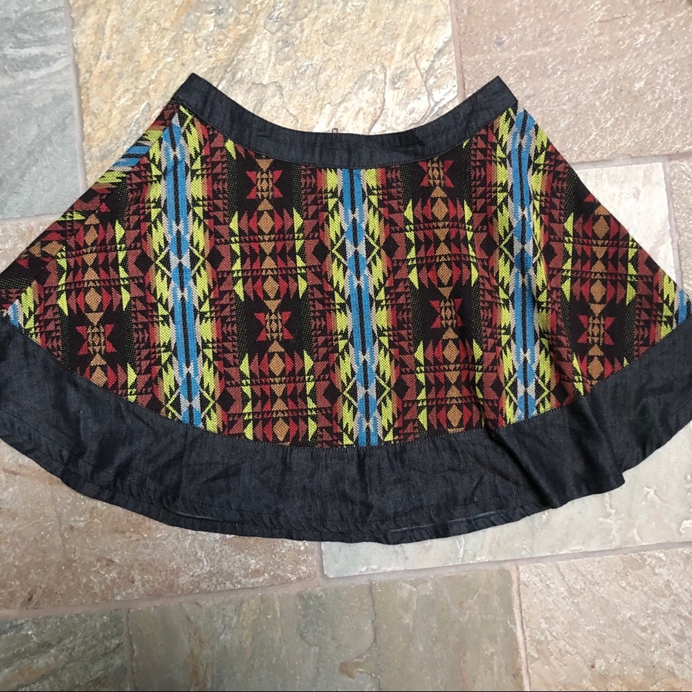Southwestern Embroidered Skirt